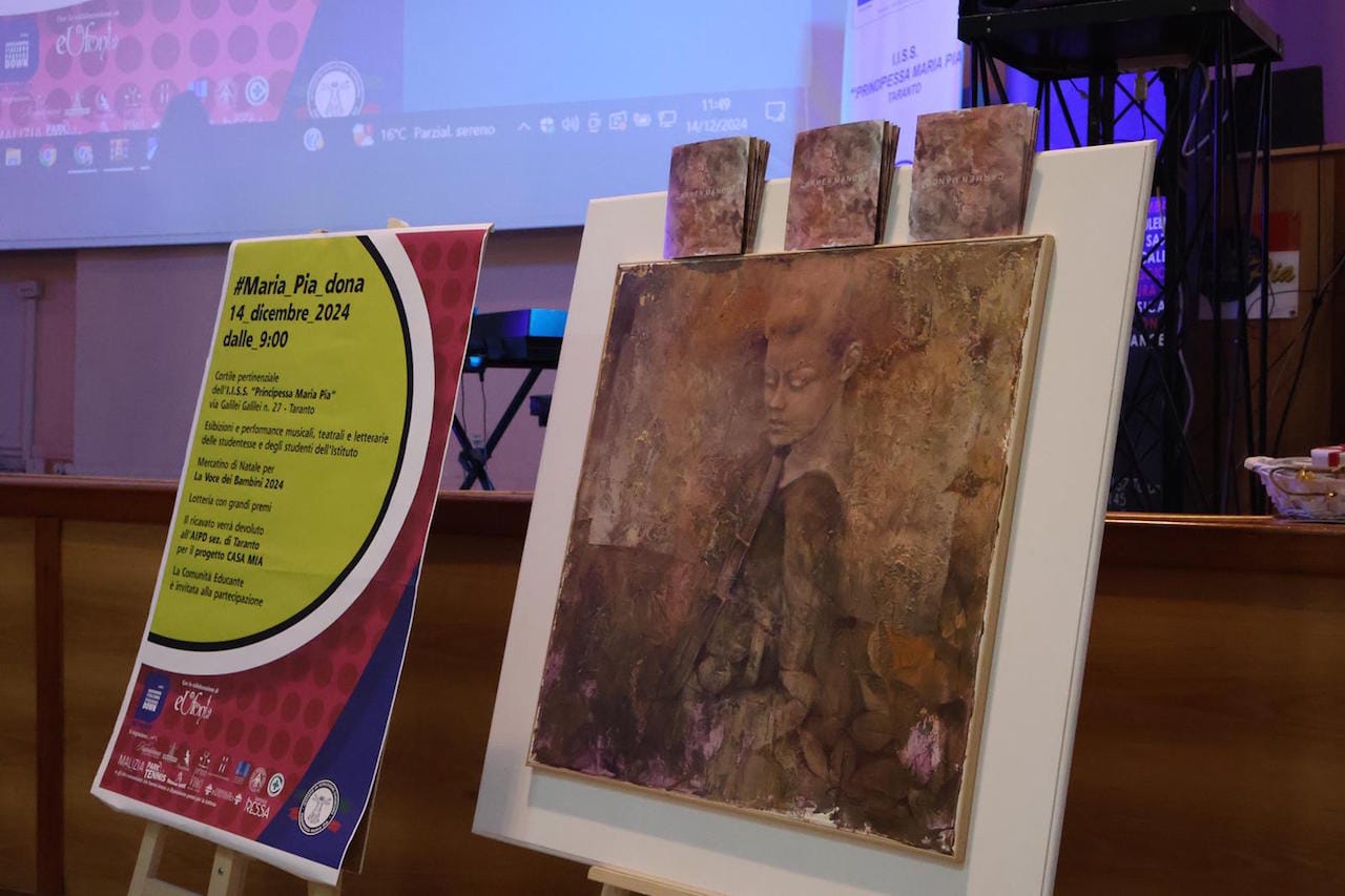 Il quadro donato dalla prof.ssa Manco